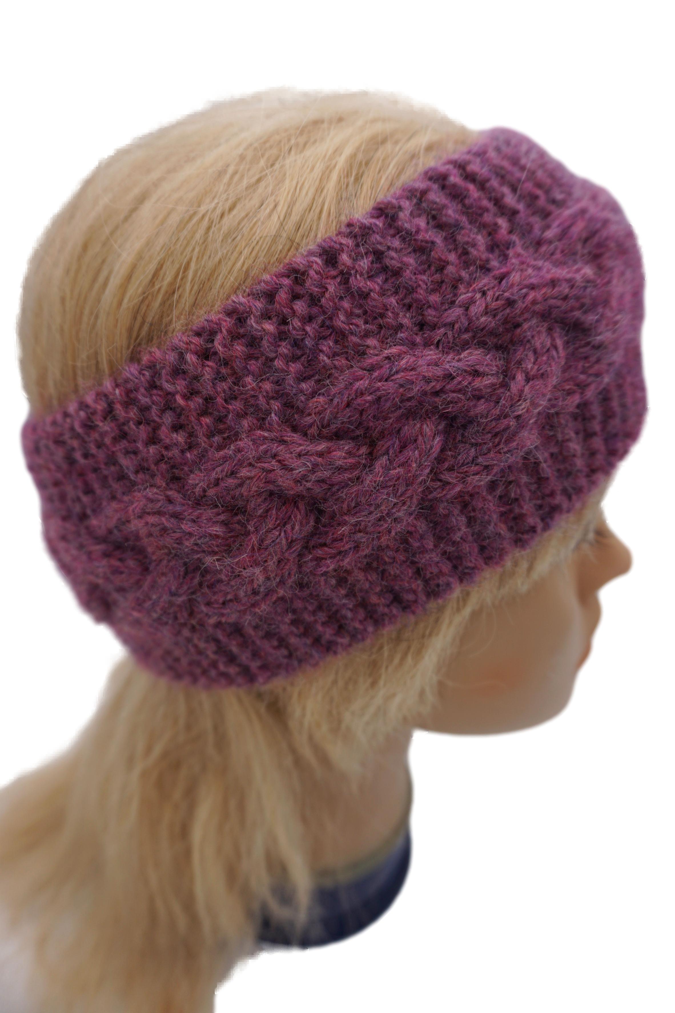 Stirnband aus 100% feinster Alpakawolle im Zopfmusterdesign in vielen verschiedenen Farben | Handmade by Alzsteg-Alpakas Stirnband aus 100% feinster Alpakawolle im Zopfmusterdesign in vielen verschiedenen Farben | Handmade by Alzsteg-Alpakas