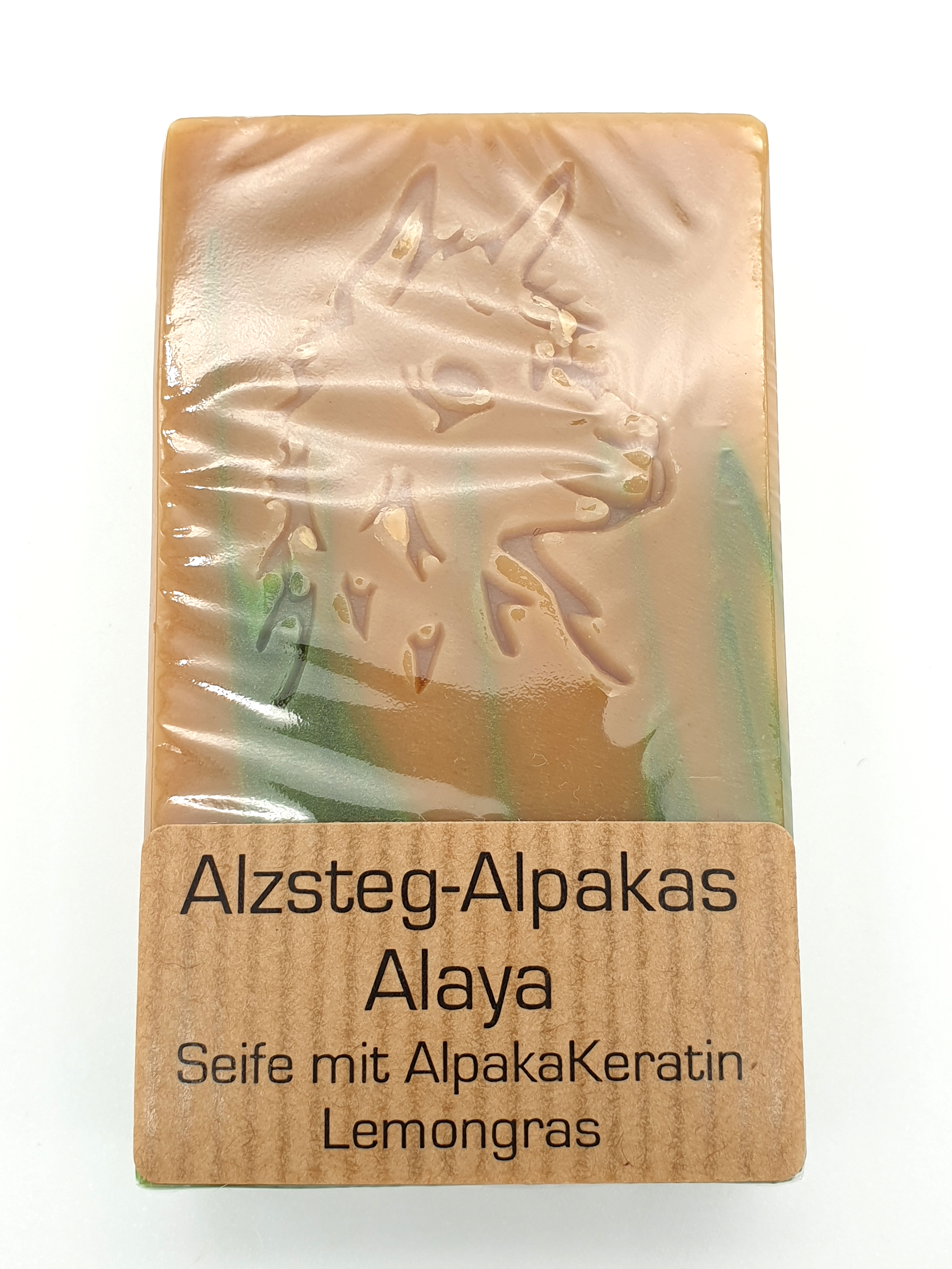 Pflegende Alpaka-Keratin-Seife handgesiedet, verschiedene Sorten zur Auswahl