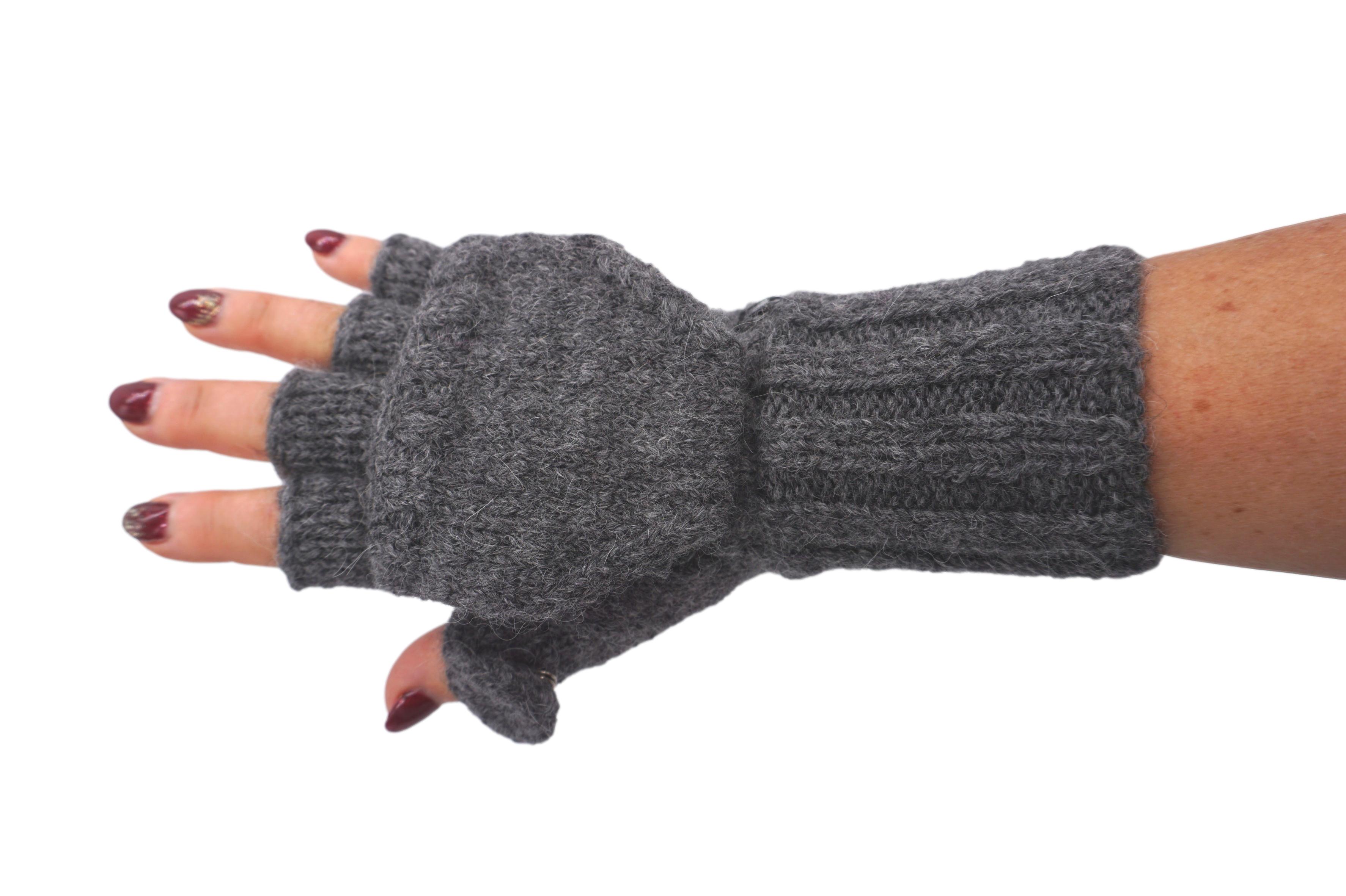 Hochwertige, Handschuhe mit angestrickten Fingern, Daumen und Kapuze aus Babyalpaka Farbe: Naturweiß, Hellbraun, Hellgrau, Anthrazit, Schwarz | Handmade by Millwa Hochwertige, Handschuhe mit angestrickten Fingern, Daumen und Kapuze aus Babyalpaka Farbe: Naturweiß, Hellbraun, Hellgrau, Anthrazit, Schwarz | Handmade by Millwa