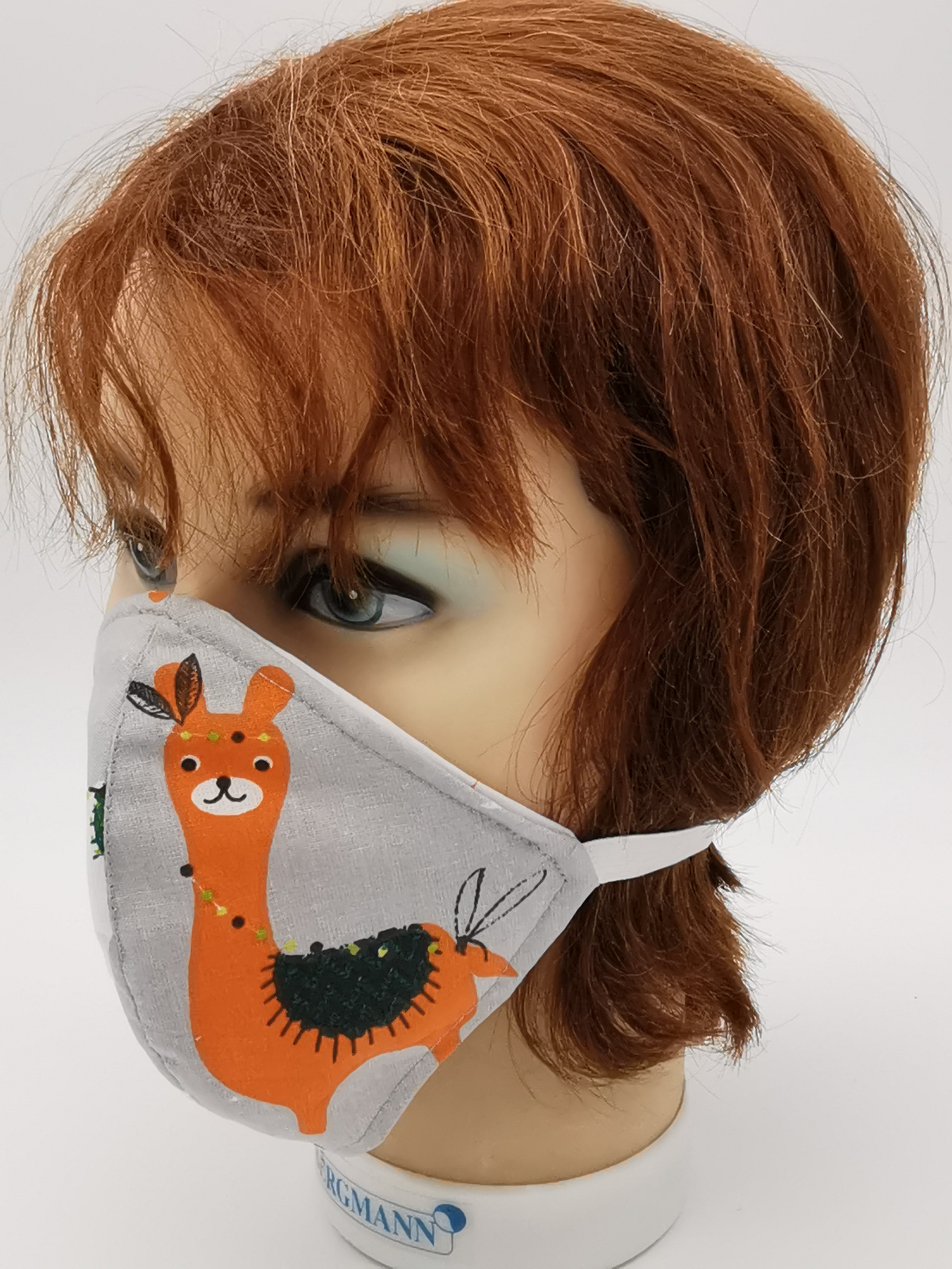 Hübsche Alpaka Kinder Mundmaske