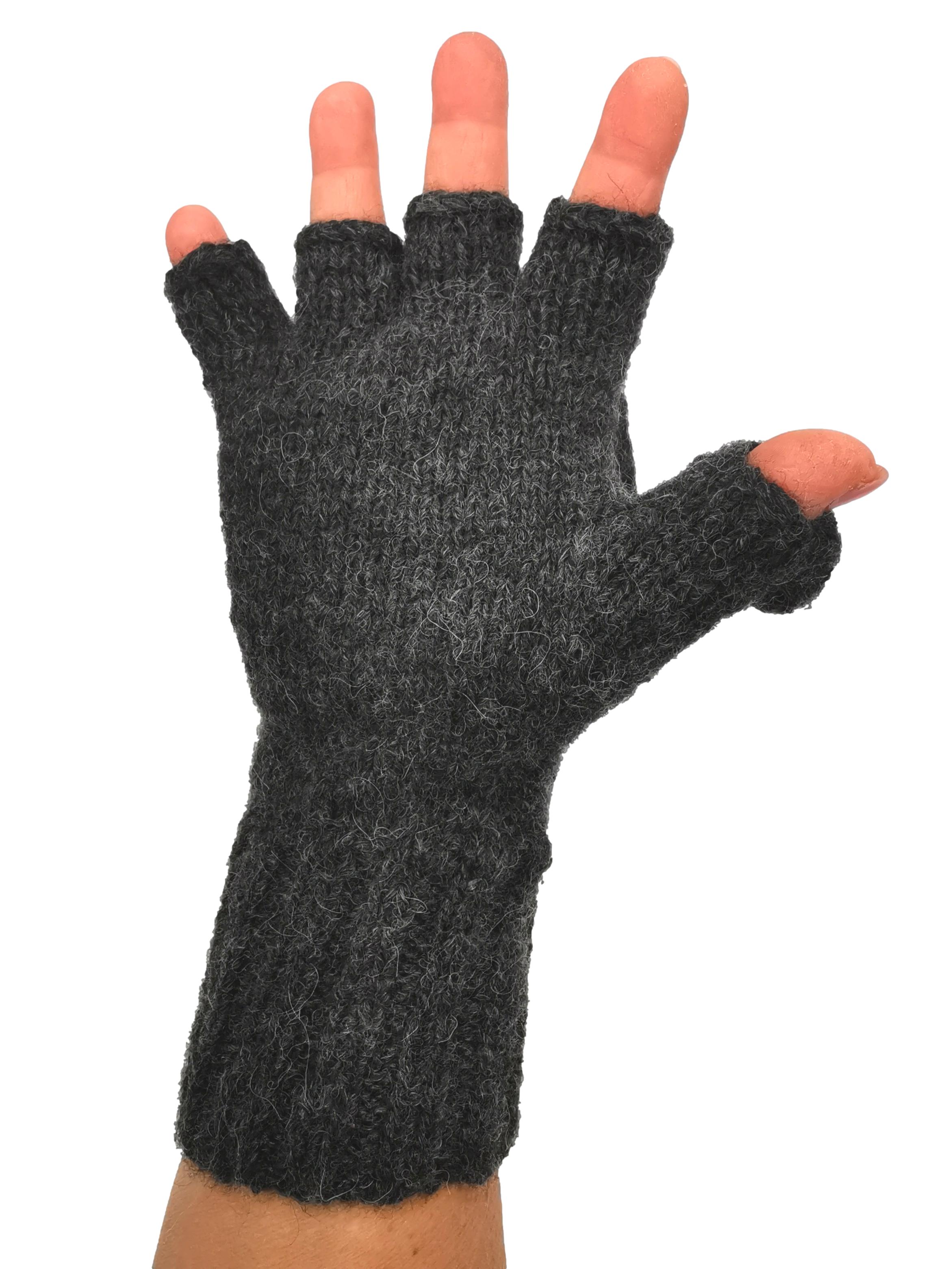 Hochwertige, Handschuhe mit angestrickten Fingern, Daumen und Kapuze aus Babyalpaka Farbe: Naturweiß, Hellbraun, Hellgrau, Anthrazit, Schwarz | Handmade by Millwa Hochwertige, Handschuhe mit angestrickten Fingern, Daumen und Kapuze aus Babyalpaka Farbe: Naturweiß, Hellbraun, Hellgrau, Anthrazit, Schwarz | Handmade by Millwa