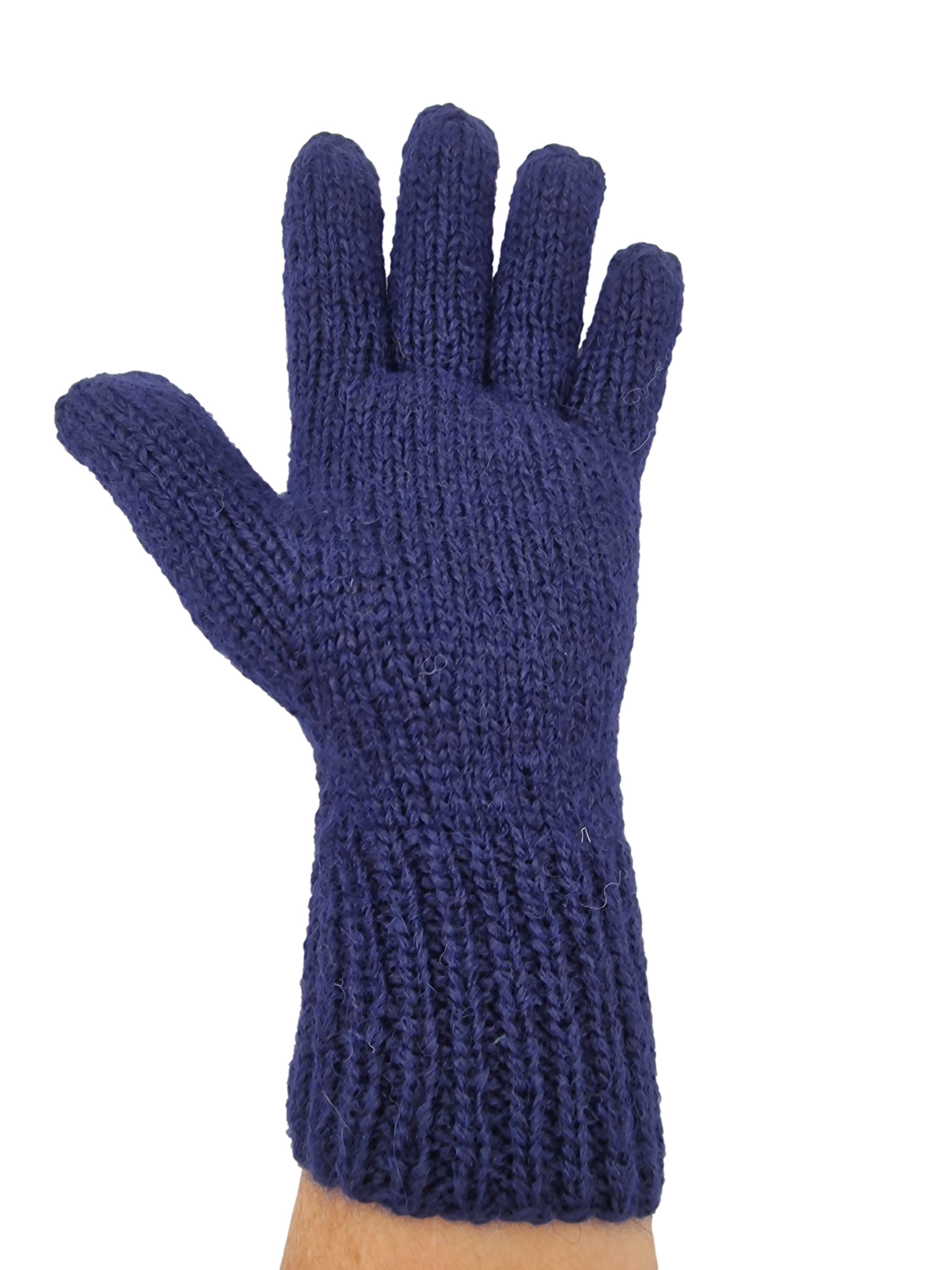 ALPAKASHOP-BAYERN | Schlicht gestrickte Fingerhandschuhe, Zeitloses Design in 100% Babyalpakagarn gearbeitet.