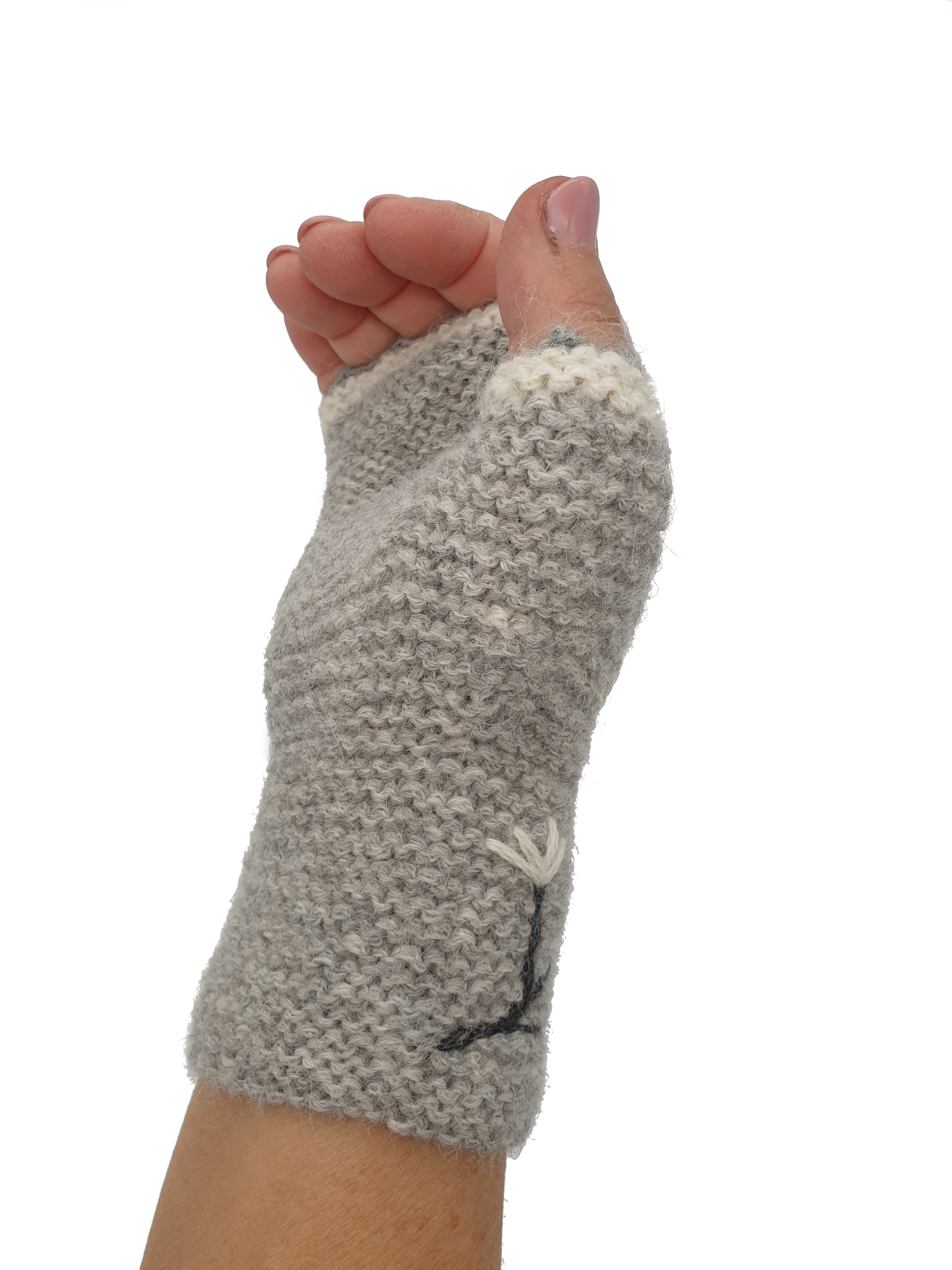 ALPAKASHOP-BAYERN | Hochwertige Pulswärmer mit angestricktem Daumen aus Babyalpaka in verschiedenen Farben