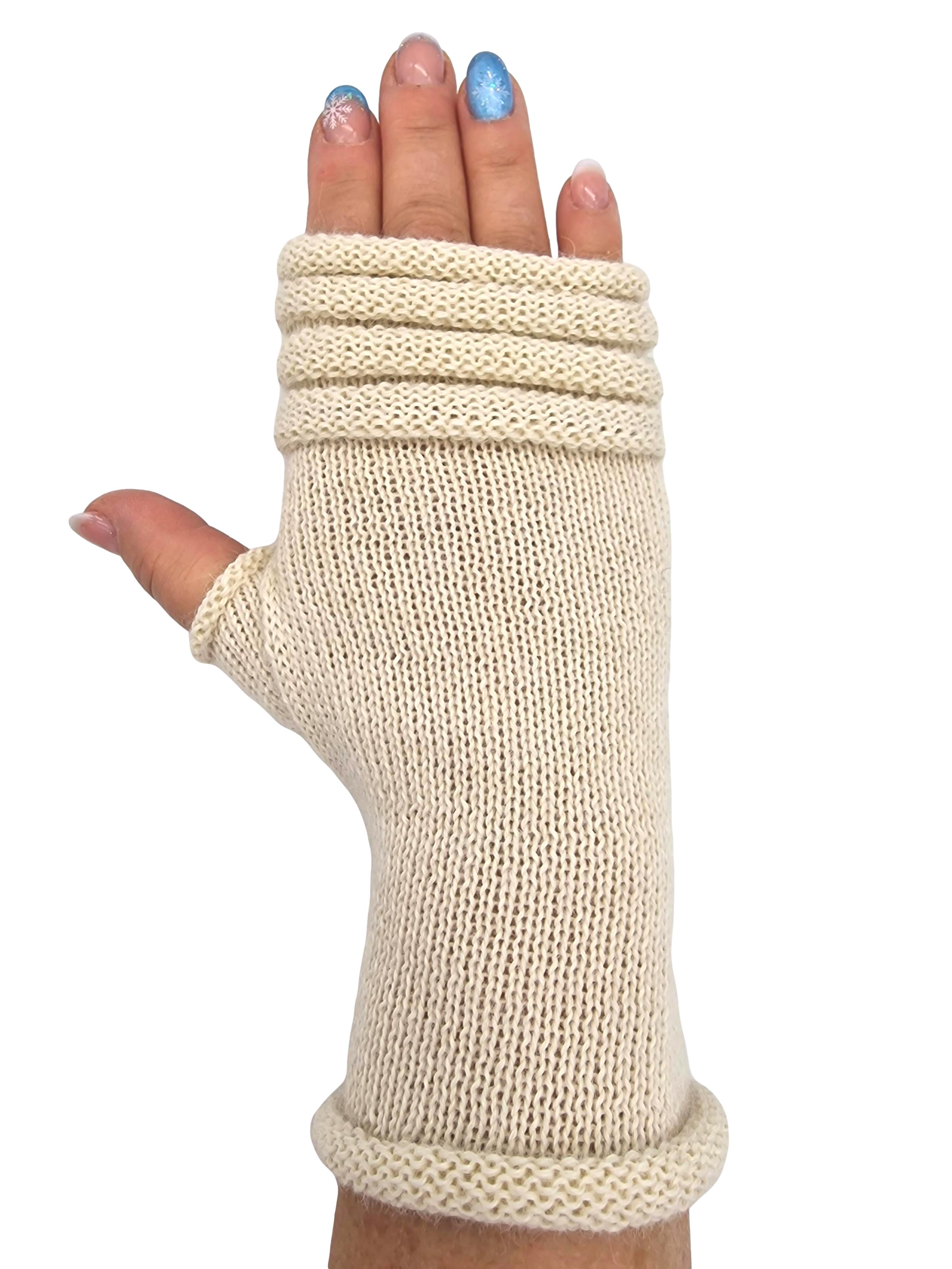 ALPAKASHOP-BAYERN | Edle Pulswärmer, fein gestrickt aus 100% Babyalpakagarn in verschiedenen Farben