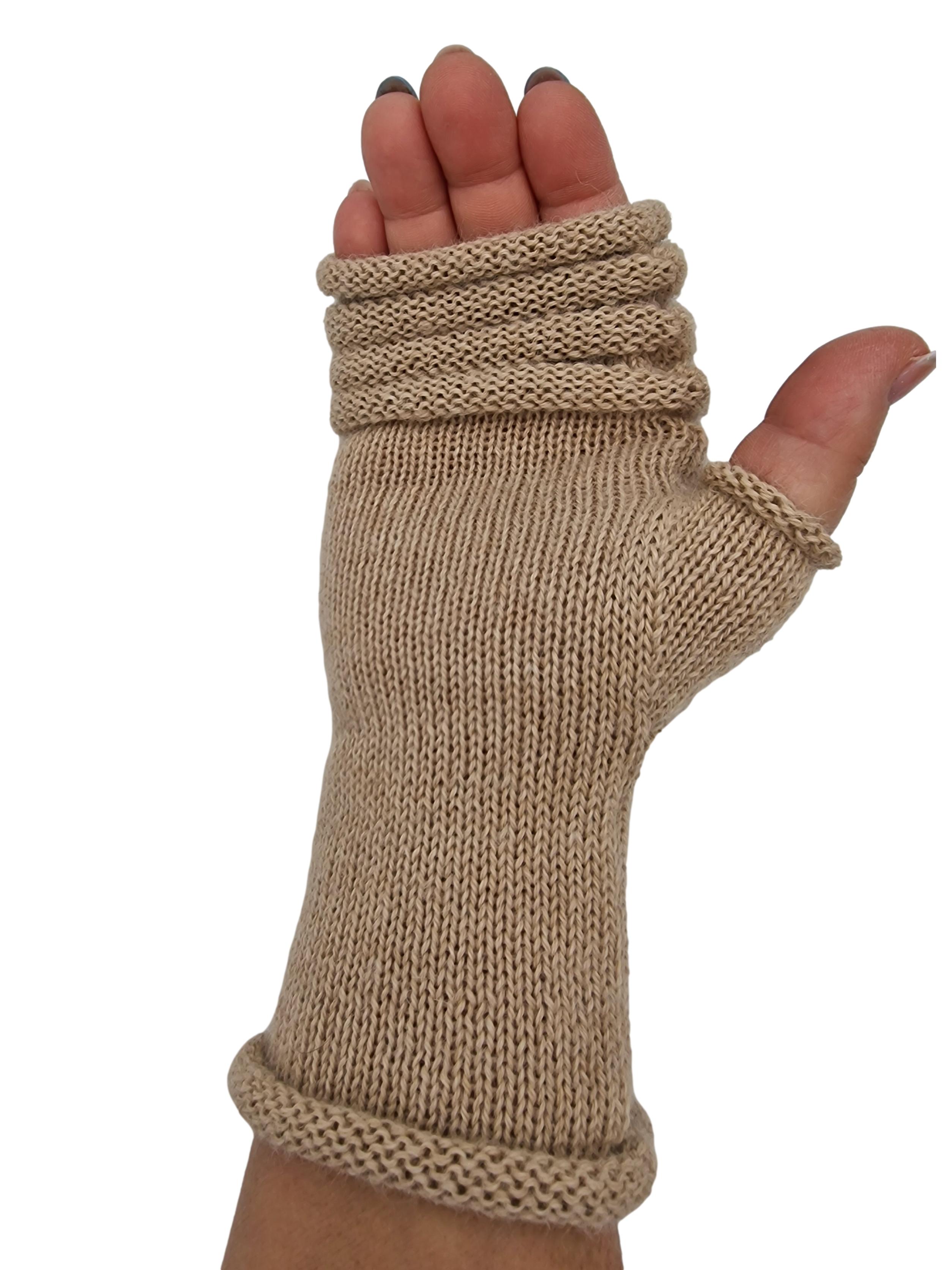 ALPAKASHOP-BAYERN | Edle Pulswärmer, fein gestrickt aus 100% Babyalpakagarn in verschiedenen Farben